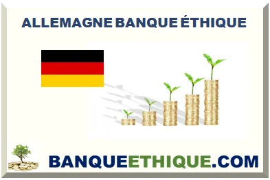 ALLEMAGNE BANQUE ÉTHIQUE