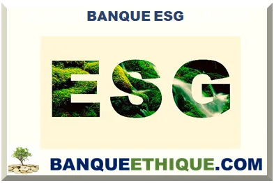 BANQUE ESG 2026