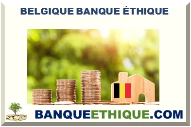 BELGIQUE BANQUE ÉTHIQUE 2026