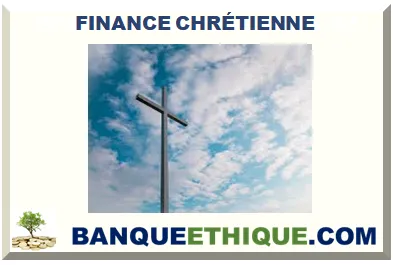 FINANCE CHRÉTIENNE