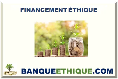 FINANCEMENT ÉTHIQUE