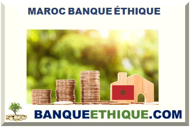 MAROC BANQUE ÉTHIQUE