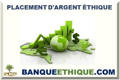 PLACEMENT D'ARGENT ÉTHIQUE 2026