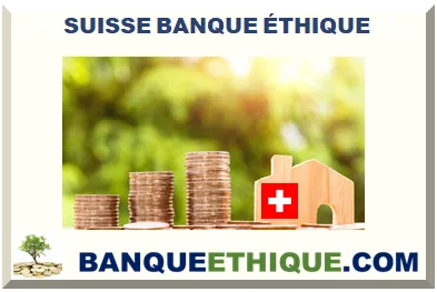 SUISSE BANQUE ÉTHIQUE 2026